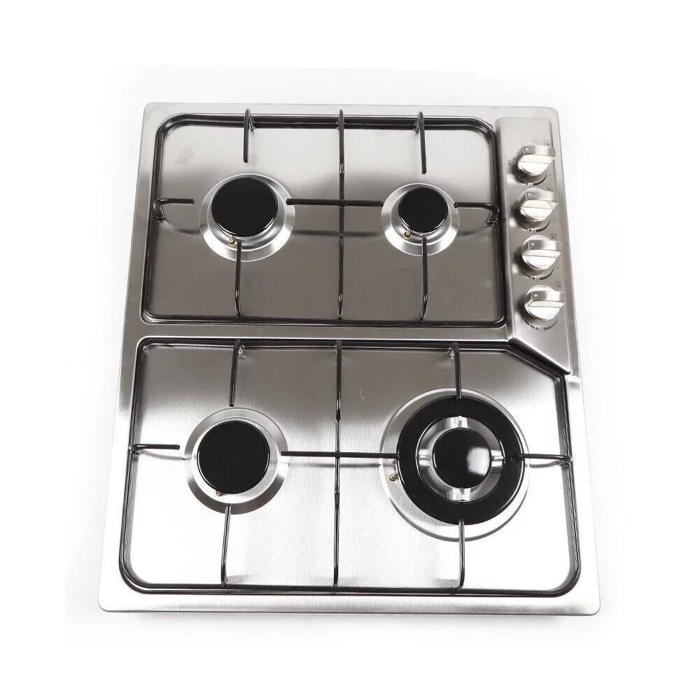 TOOL1SHOoo 5 Burners Built in Gas Cooktop Stainless Steel Stove NG/LPG Gas Hob Cooktop