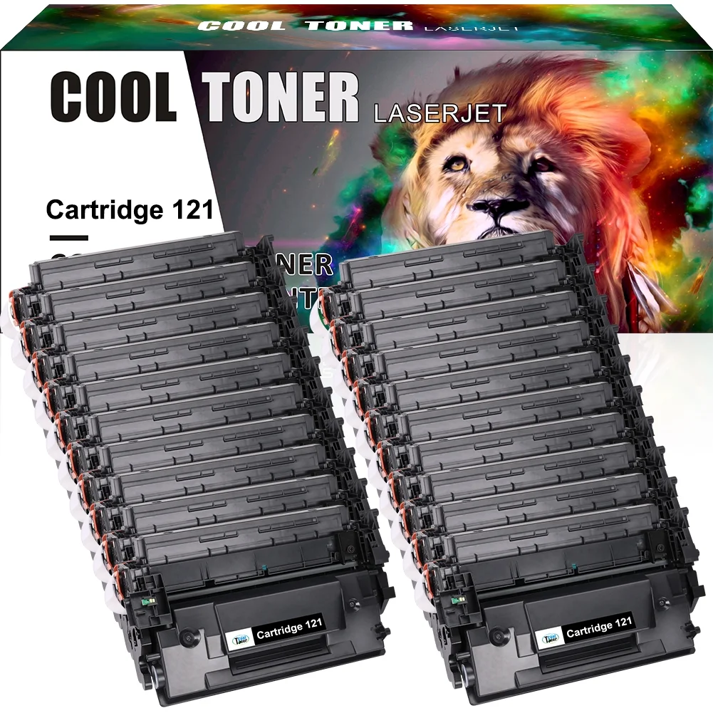 121 Black Toner Cartridge Compatible for Canon Cartridge 121 CRG121 CGR-121 imageCLASS D1620 D1650 series Laser Printer (20-Pack)