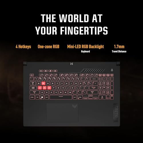 ASUS-TUF Gaming-Laptop RTX 4070 - i7-13620H - 15.6 FHD IPS Display - 64GB RAM -2TB PCIe SSD - RGB Backlit Keyboard - Windows 11 - G-SYNC - Gamer PC - Thunderbolt 4 - HDMI Cable