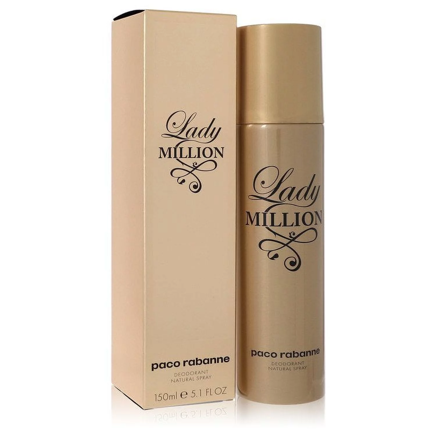 Lady Million by Paco Rabanne Deodorant Spray 5 oz for Female