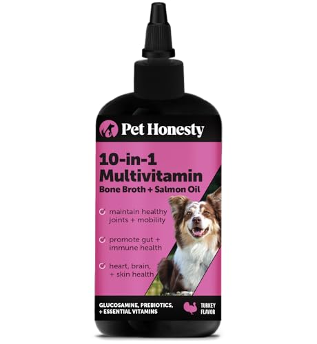 Pet Honesty Multivitamin Dog Supplement, Glucosamine chondroitin for dogs, Probiotics, Omega Fish oil, dog supplements & vitamins, dog vitamins for skin and coat allergies, (Peanut Butter 90 ct)