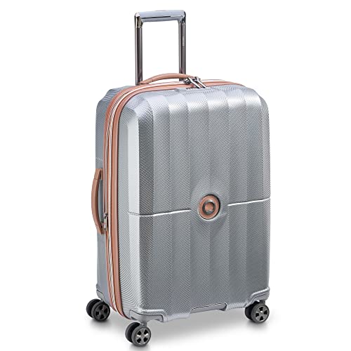 DELSEY PARIS Carrousel Hardside Expandable Luggage with Spinner Wheels, Navy, Carry-on 21 Inch