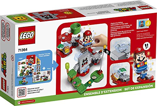 LEGO Super Mario Whomp’s Lava Trouble Expansion Set 71364 Building Kit; Toy for Kids to Enhance Their Super Mario Adventures with Mario Starter Course (71360) (133 Pieces)