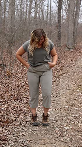 RBX Active Women's Relaxed Fit Lightweight Quick Drying Stretch Woven Pants with Pockets