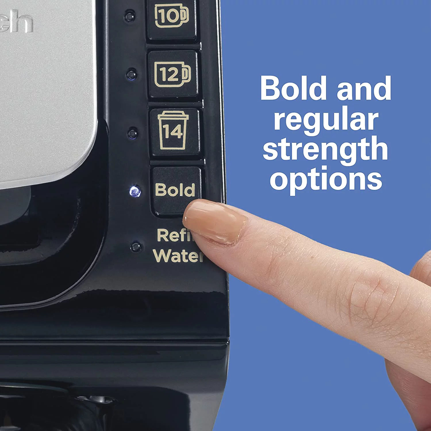 Hamilton Beach FlexBrew Single-Serve Coffee Maker, Removable 50 oz. Water Reservoir, 49901