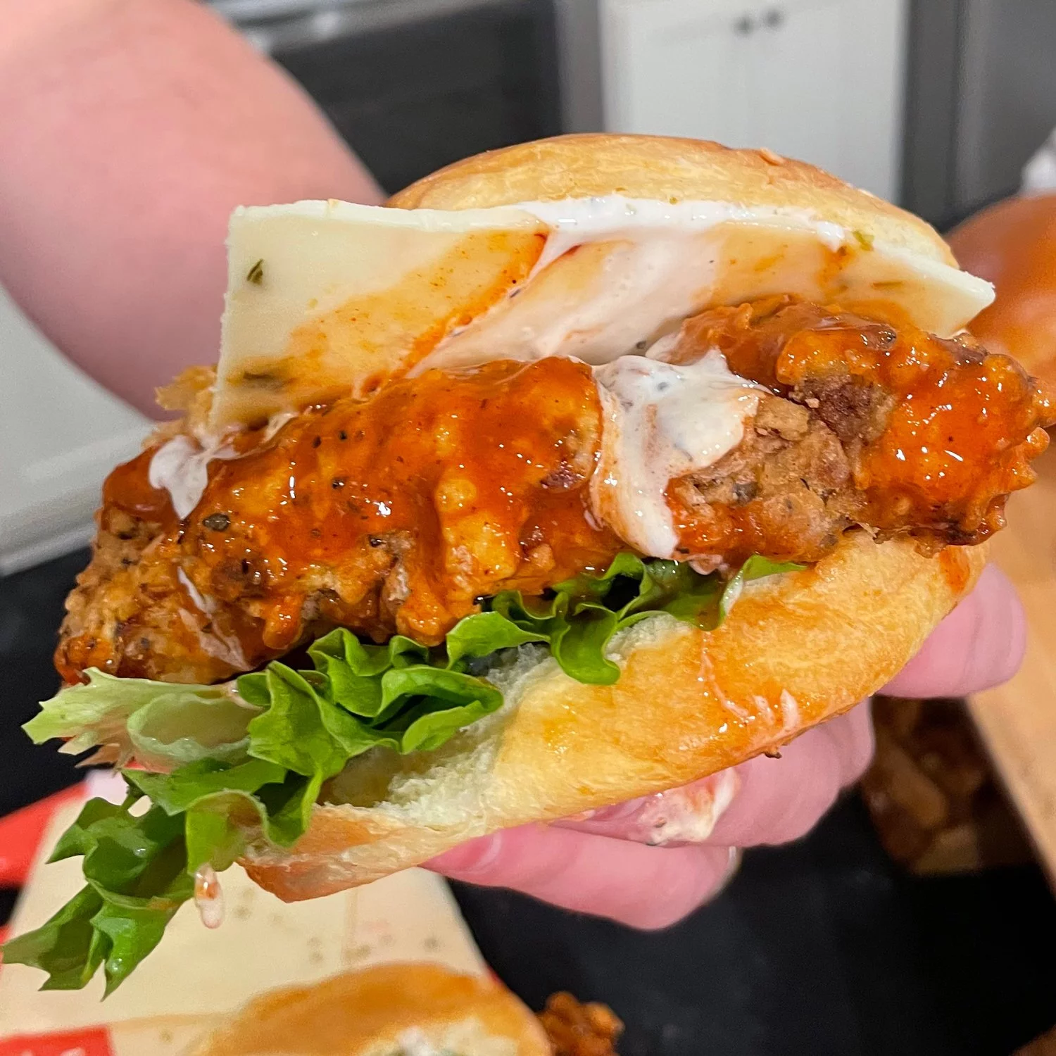 Lane's One Legged Chicken Buffalo Sauce - 64oz Half-Gallon