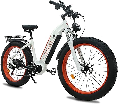 Dakeya Da08 Electric Bike for AdultsTerrains,1000W Brushless Motor EBike,48V 15AH Removable Battery,UP to 50 Miles,26