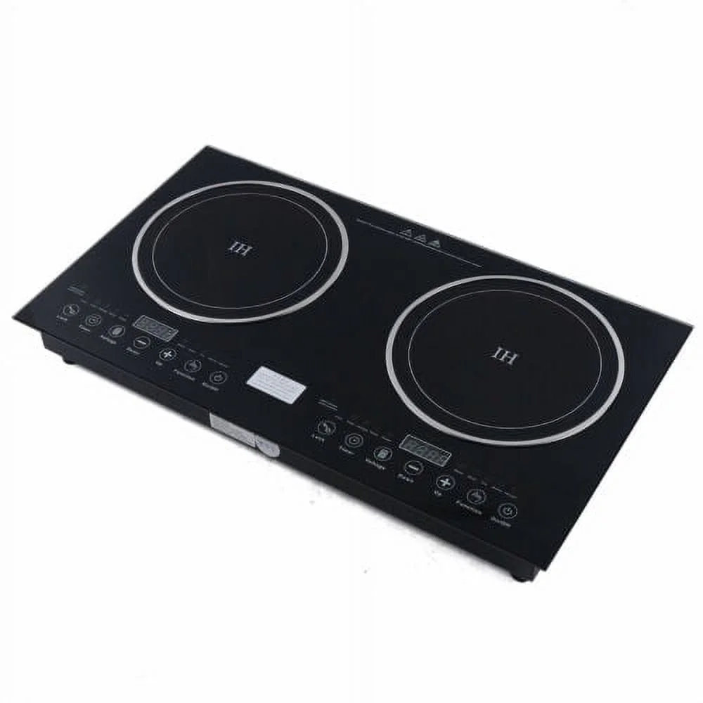 Electric Induction Ceramic 2Burner Stove Cooktop Countertop Cooker Touch Control