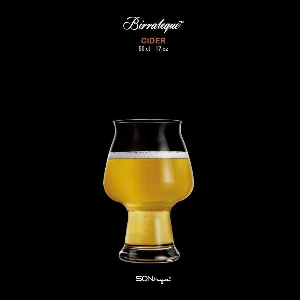 Luigi Bormioli Birrateque 17oz Cider Glass | Set of 2