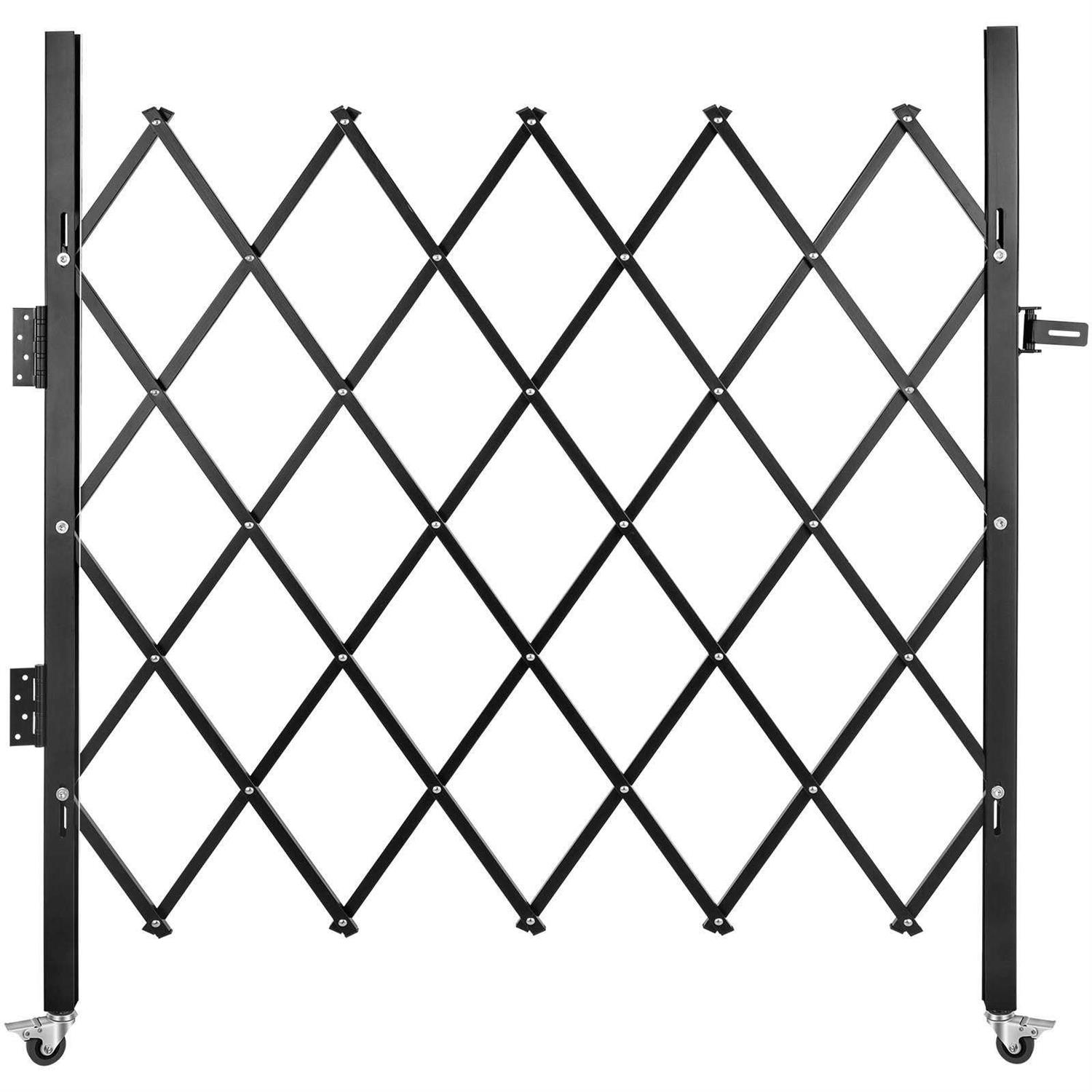VEVOR Single Folding Security Gate H x Folding Door Gate