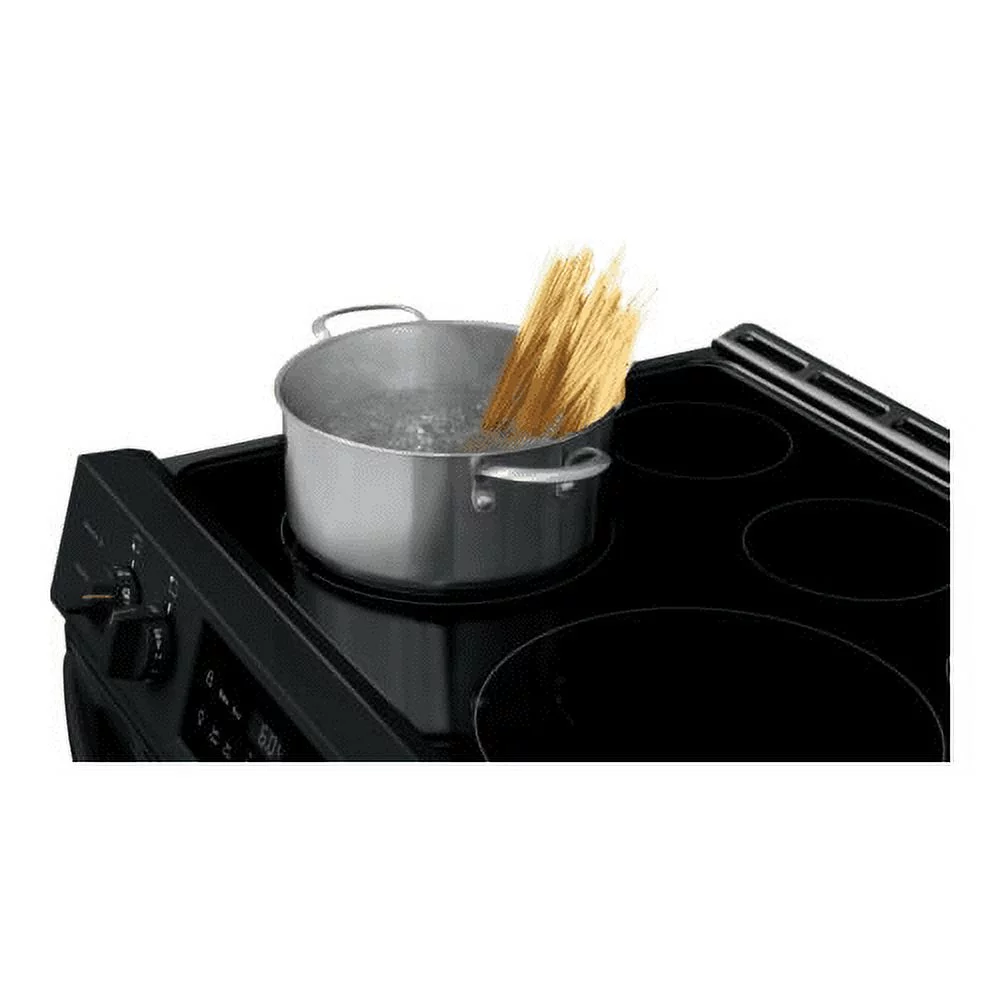 Frigidaire FFEH3054UB - Range - freestanding - niche - width: 30 in - depth: 24 in - height: 36 in - with self-cleaning - black