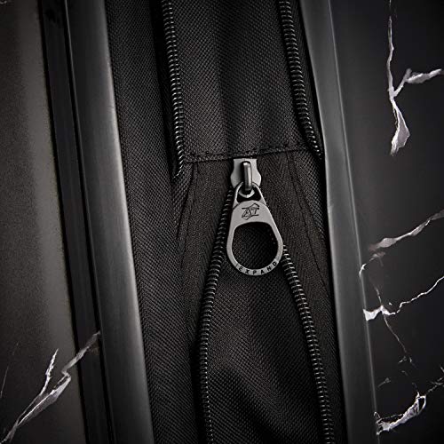 American Tourister Moonlight Hardside Expandable Luggage with Spinner Wheels, Blue Terazzo, 2-Piece Set (20/28)