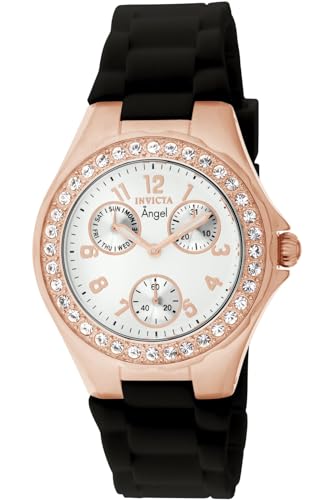 Invicta Women's Angel White Dial Crystal Accented Watch