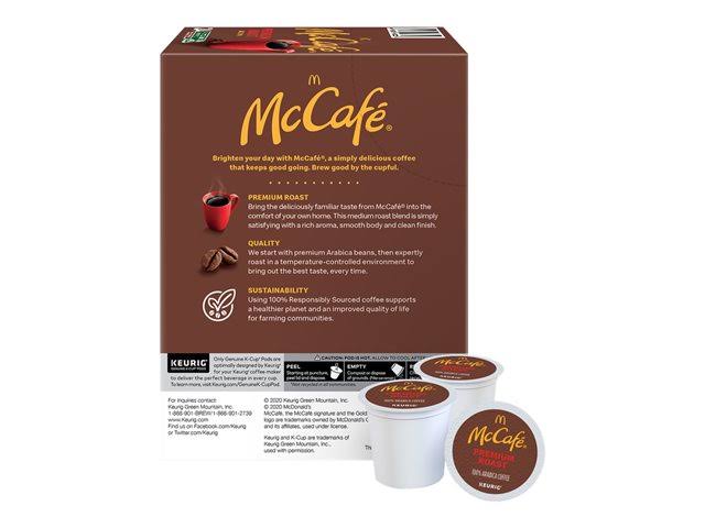 McCafe Premium Roast Coffee, Keurig K-Cup Pods, 96/Carton (080375)