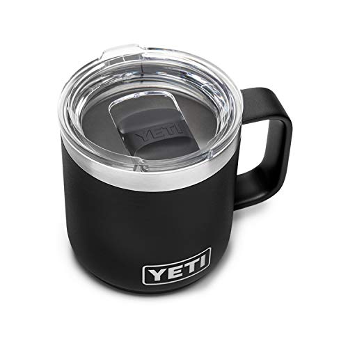 YETI Rambler 10 oz Stackable Mug, Vacuum Insulated, Stainless Steel with MagSlider Lid, Stainless