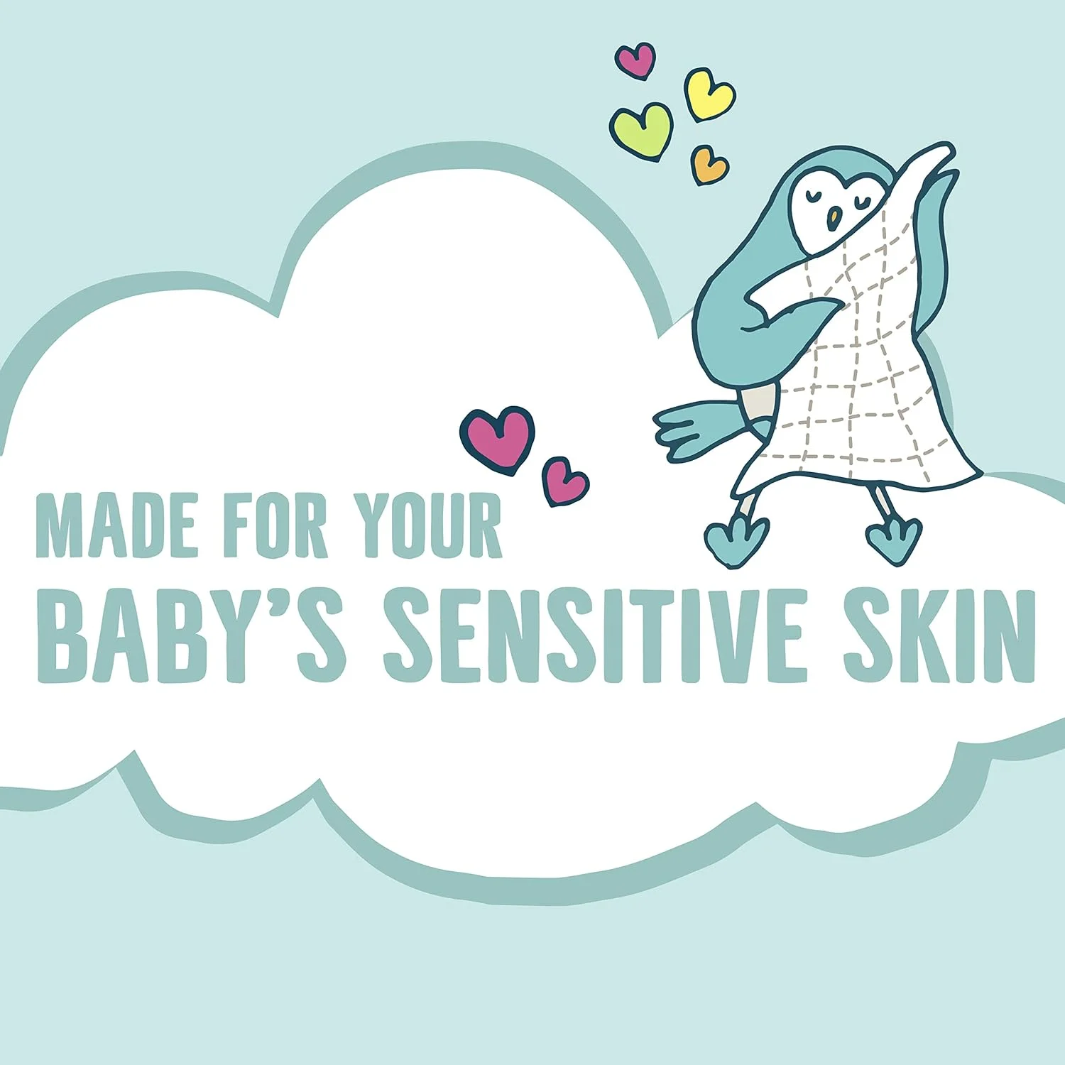 Seventh Generation Baby Wipes Sensitive Protection Diaper Wipes with Snap Seal 768 Count