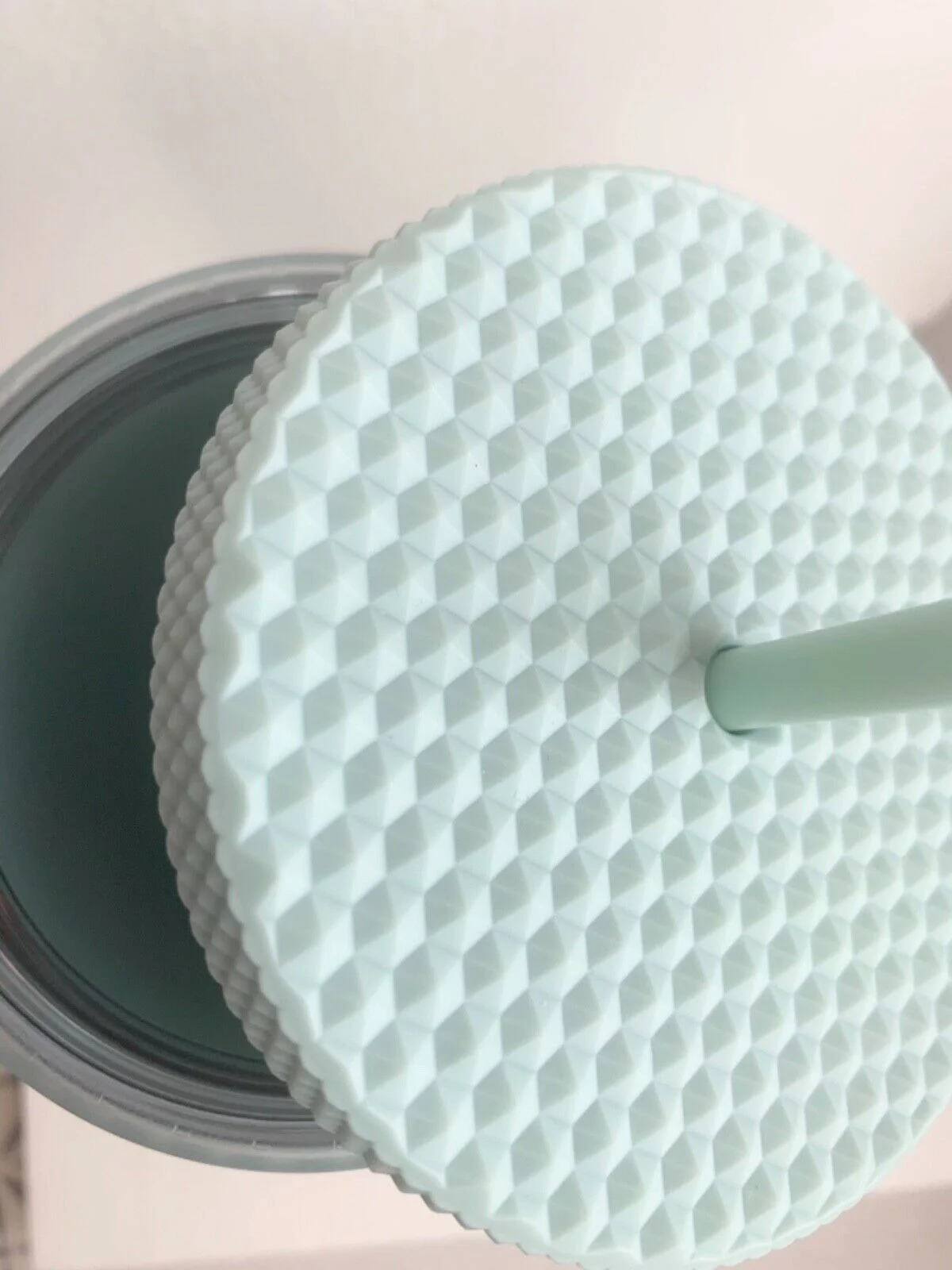 Starbucks 2021 Christmas Holiday Studded Matte Mint Green Tumbler Cold Cup, Venti 24 oz