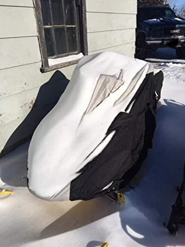 Weatherproof Snowmobile Cover Compatible with 2008 Yamaha Fx Nytro MTX with Reverse - Outdoor & Indoor - Water, Snow, Sun - Built-in Securing Straps - Trailerable - Free Storage Bag