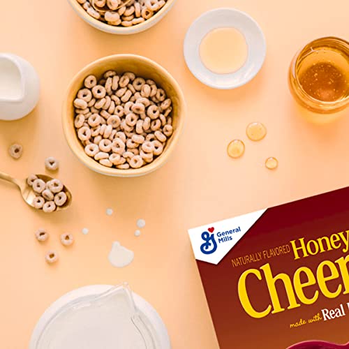 Honey Nut Cheerios Heart Healthy Breakfast Cereal, Gluten Free Cereal With Whole Grain Oats, Value Bag, 32 oz