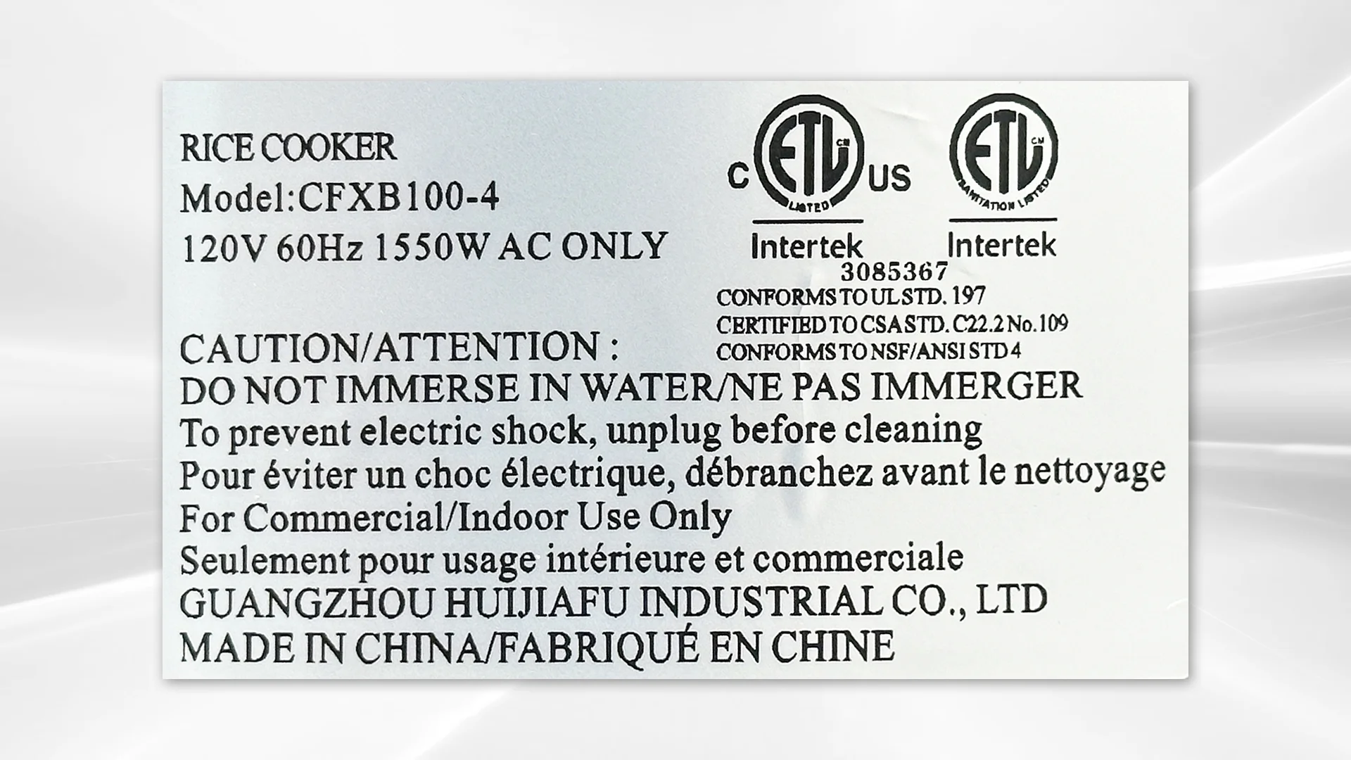 30 Cup Commercial Rice Cooker and Warmer, Stainless Steel Rice Cooker, Restuarant SS NSF