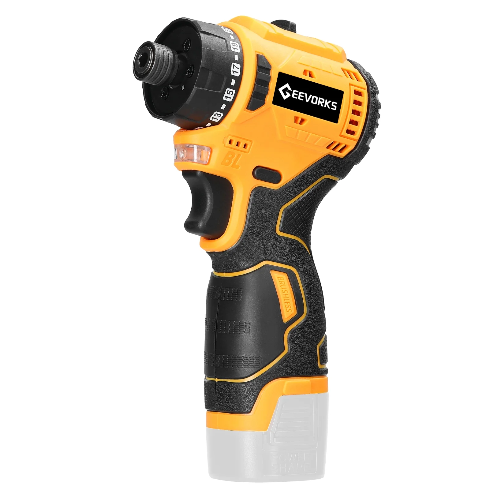 Reliable 16.8V Screwdriver with 55Nm Torque Electric Repairing Tool Kit for Mobilephones Computers Home Appliances