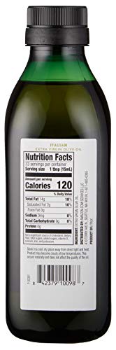 Amazon Fresh, Italian Extra Virgin Olive Oil, 2 Liter
