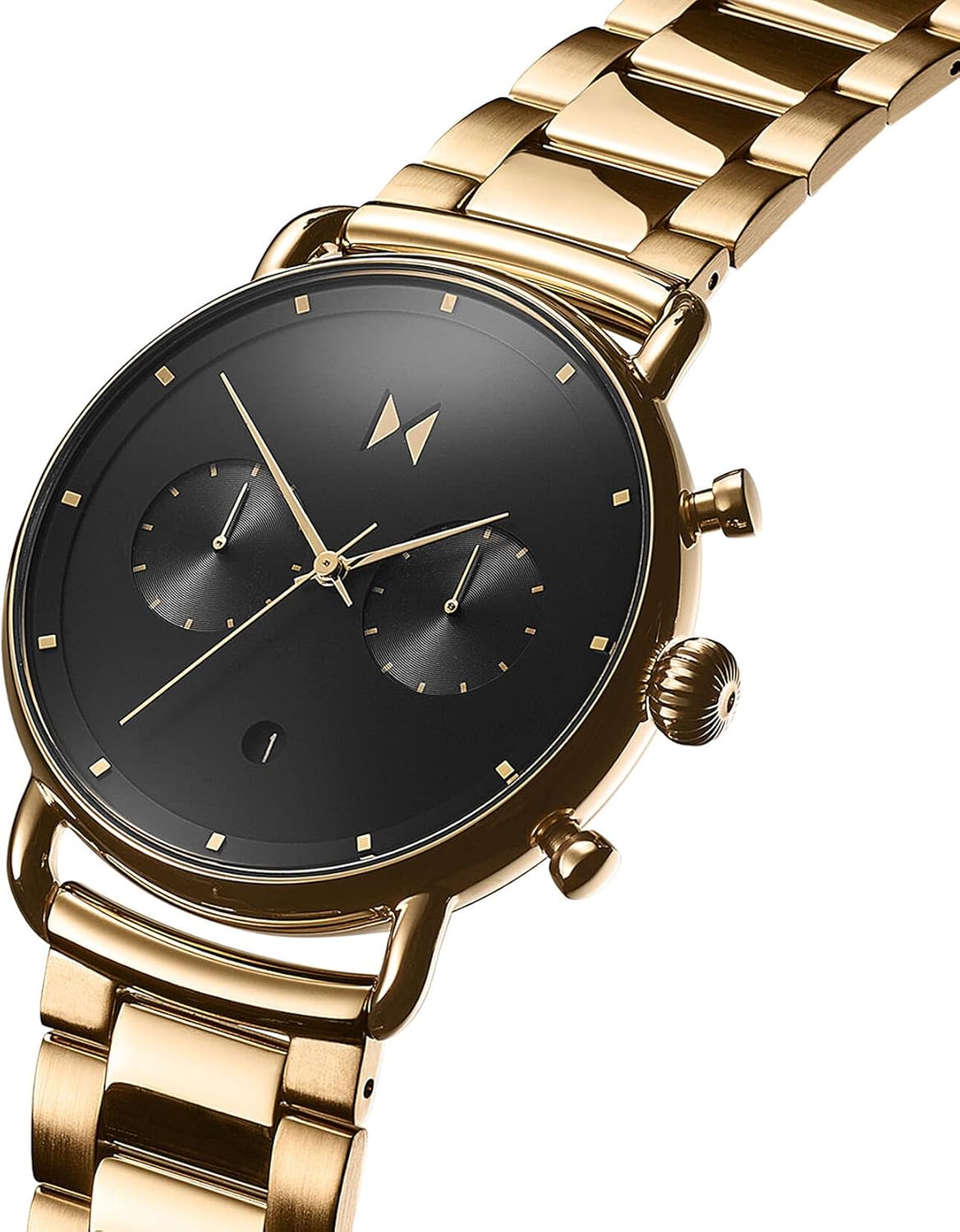 MVMT Blacktop Men's 47 MM Champion Gold Chronograph Watch