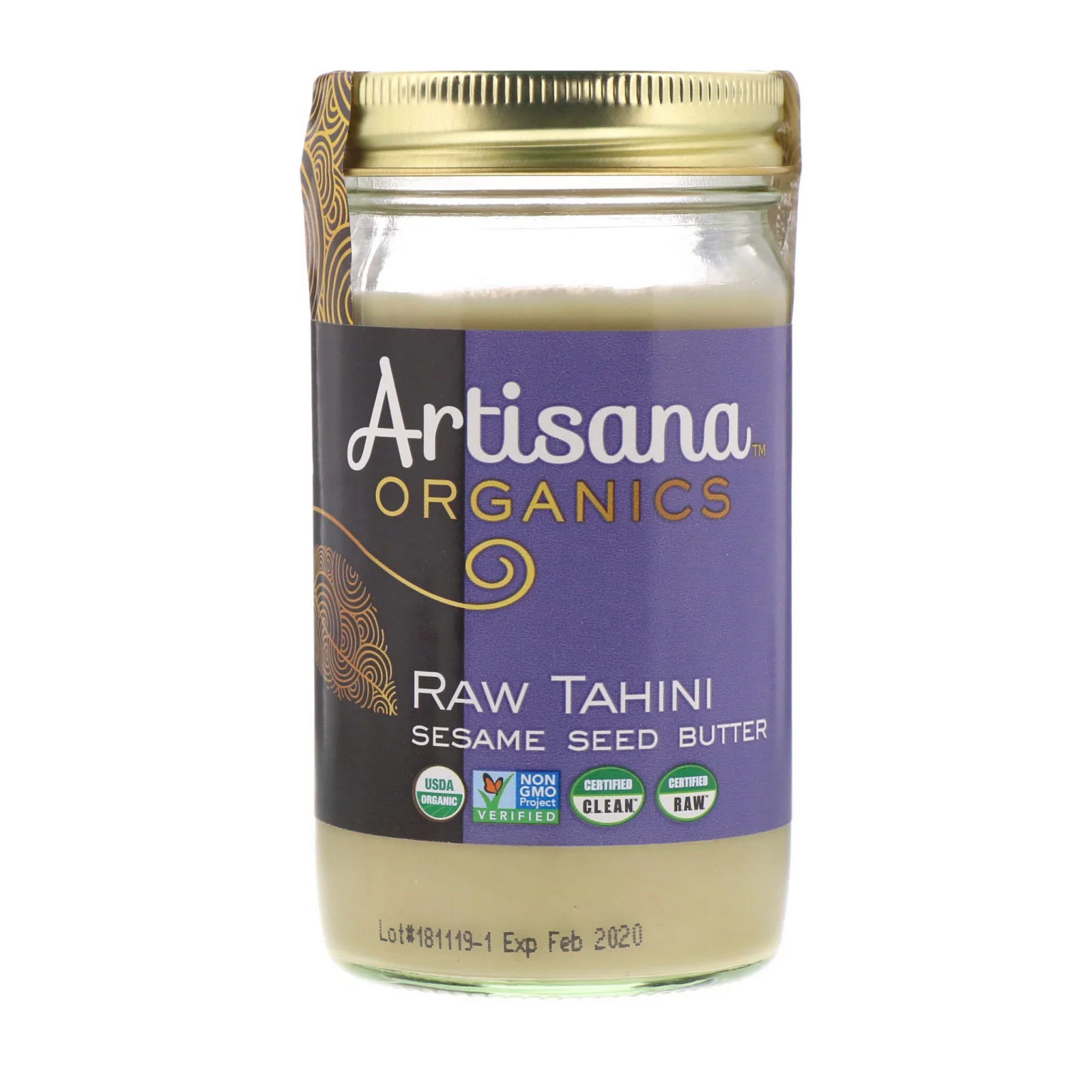 Artisana, Organic Raw Tahini, Sesame Seed Butter, 14 oz
