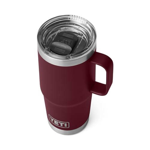 YETI Rambler 20 oz Travel Mug, Stainless Steel, Vacuum Insulated with Stronghold Lid