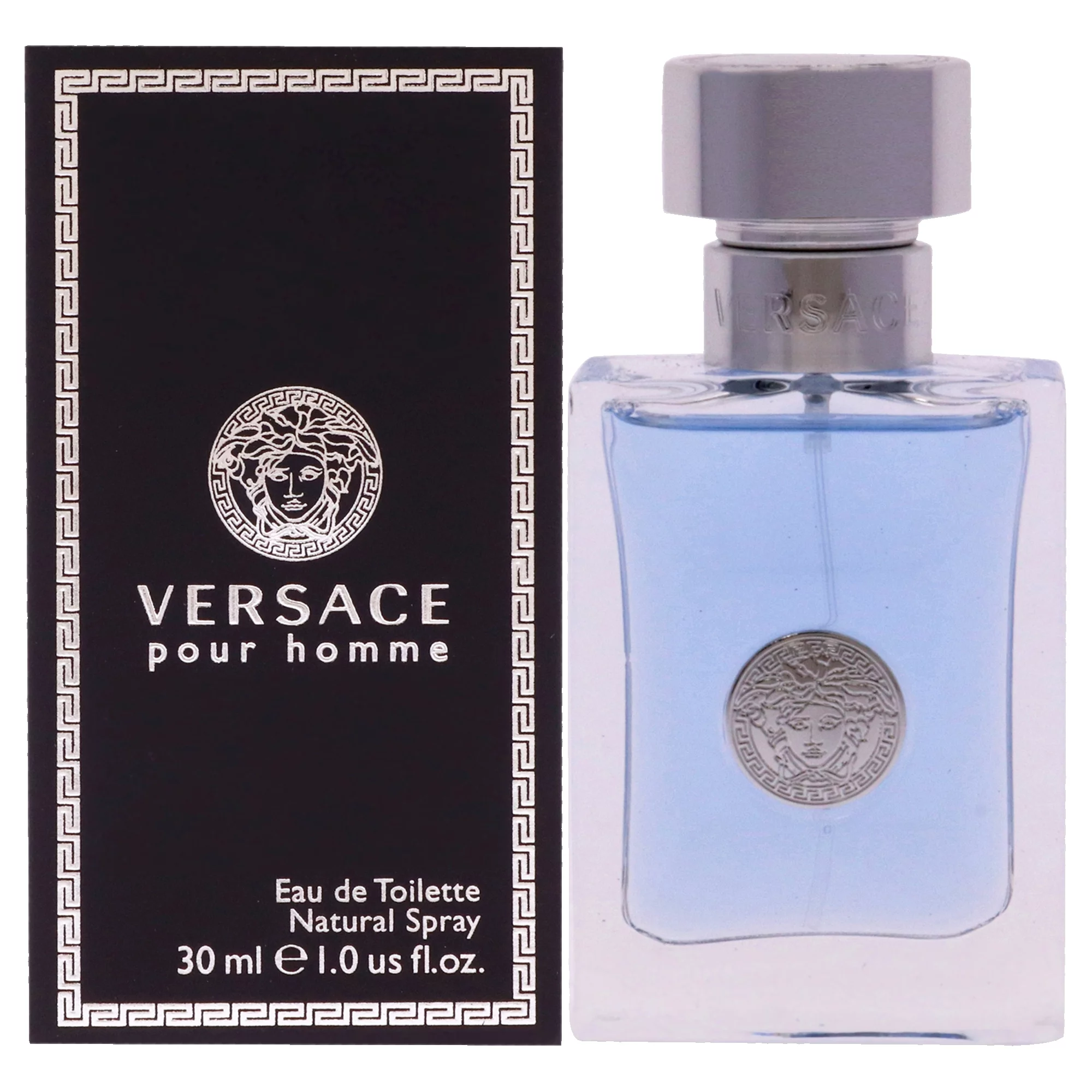 Versace Pour Homme 2 Pc Kit - 3.4 oz EDT Spray, 1 oz EDT Spray