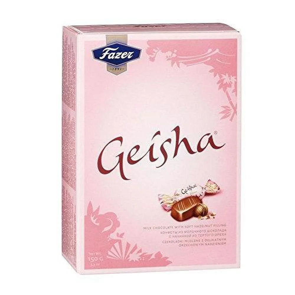 Karl Geisha Chocolates With Hazelnut Filling - 1 Each Milk Chocolate And Dark Chocolate