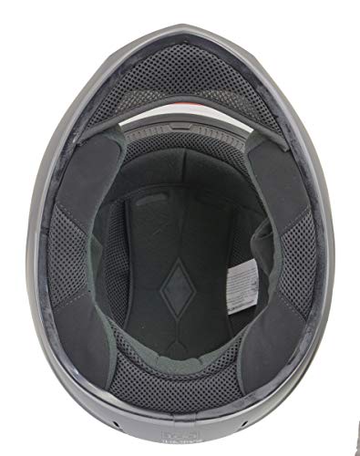 Milwaukee Helmets MPH9800DOT 'Velocity' Full Face Matte Black Helmet - X-Large