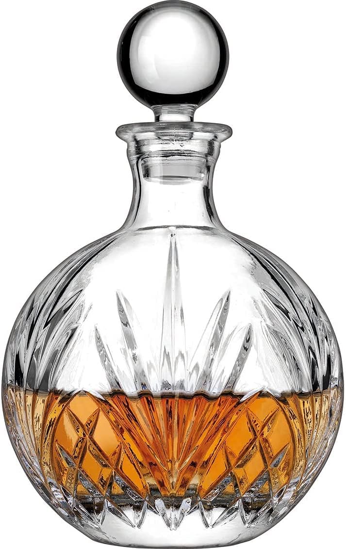 Godinger Whiskey Decanter, Wine Decanter, Decanter for Liquor Scotch Bourbon Vodka Wine - Dublin Collection