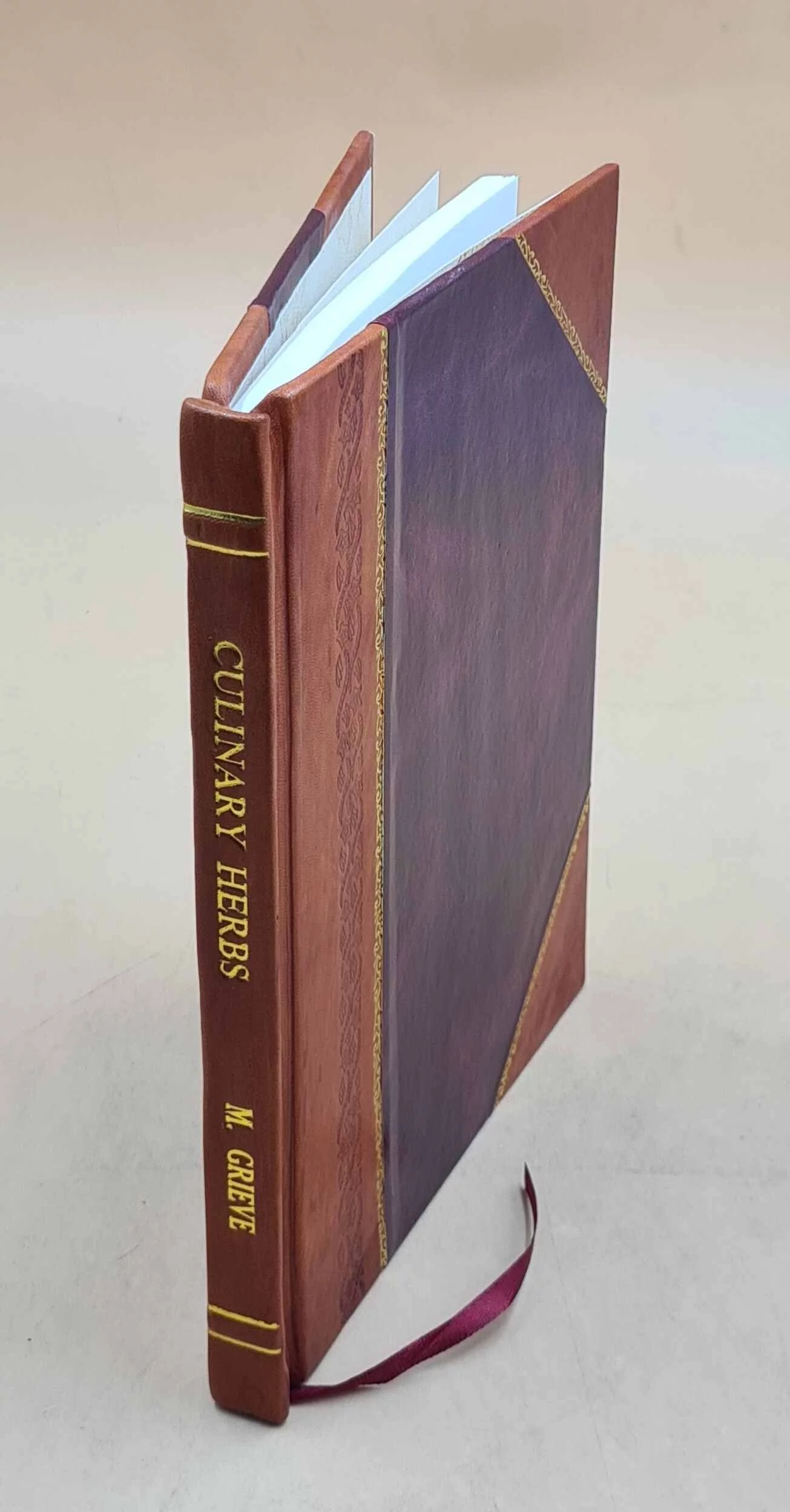 Culinary herbs [electronic resource] : how to grow and where to sell with an account of their uses and history specially written to assist members of the British Gu [Leather Bound]