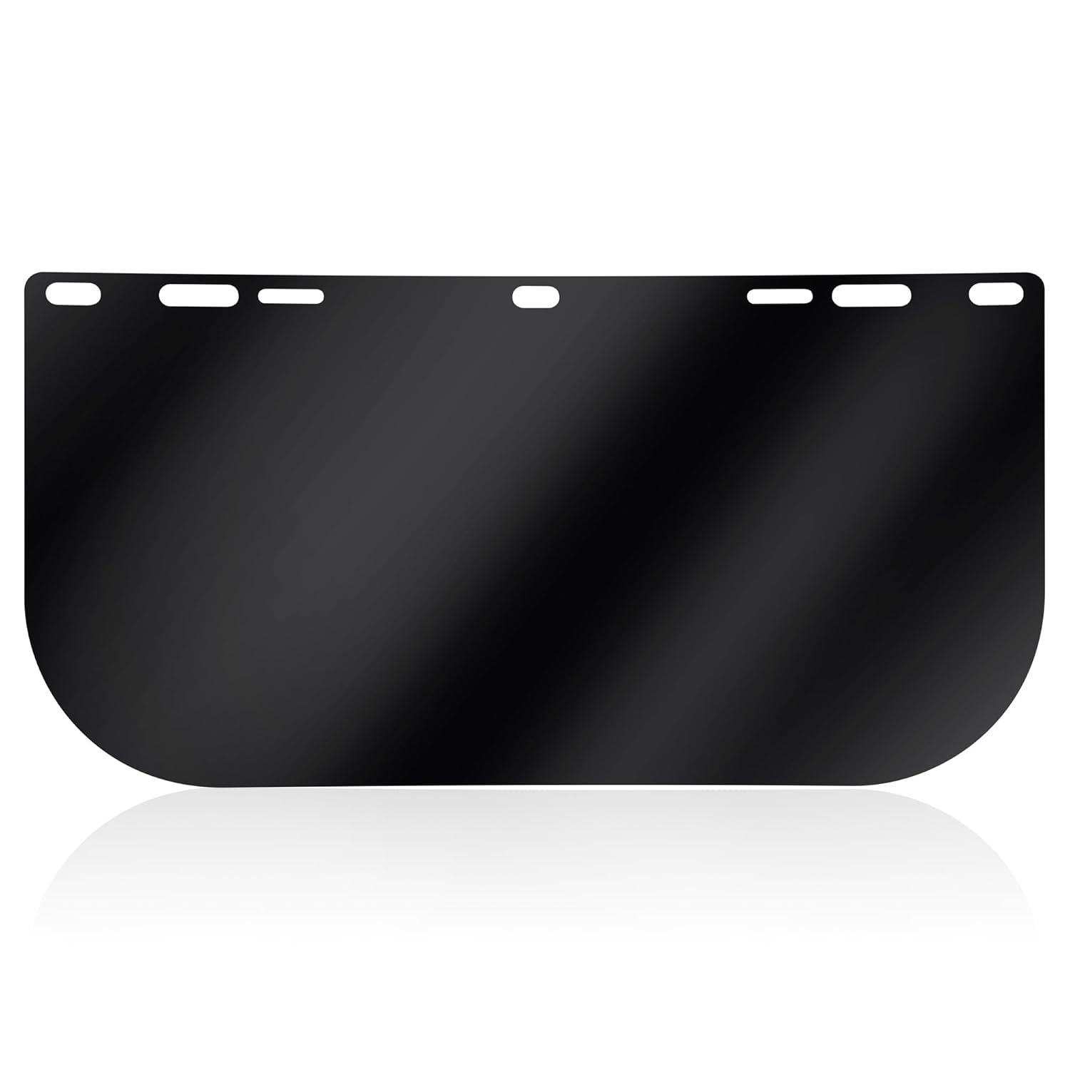 Feekoon 1 Pack Face Shield Replacement Lens, 15.5'' x 8'' Tinted Full Face Shield Compatible with Hobart 770580, Protective Safety Face Shield for Welding, Grinding, Helmet Face Shield for Cosplay