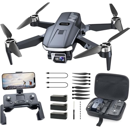 N11 PRO GPS Drone with Camera for Adults 4K UHD, 90 Min Long Flight Time, Auto Return, Follow Me, Long Control Range, Brushless Motor, 5G FPV RC Quadcopter for Beginners