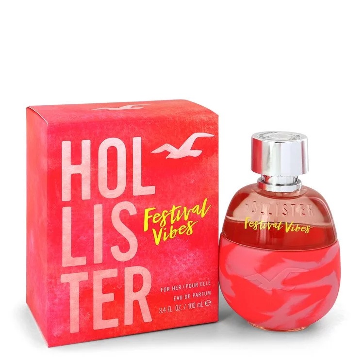 ( 2 Pack ) of Hollister Festival Vibes by Hollister Eau De Parfum Spray 3.4 oz For Women