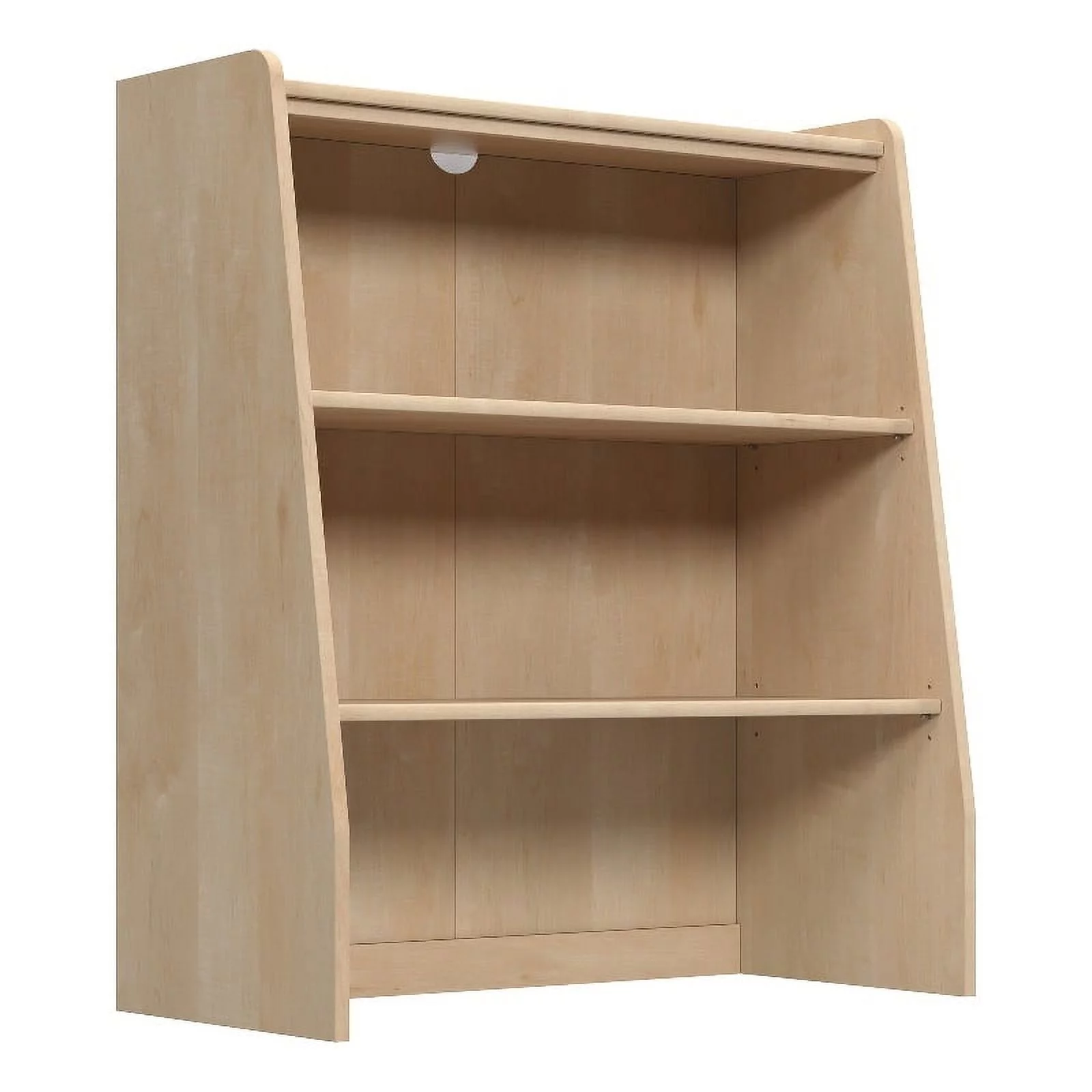 Urbanpro Engineered Wood Library Hutch in Natural Maple Finish