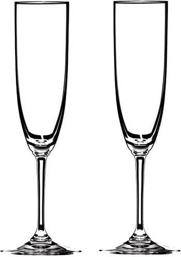 Vinum Crystal Champagne Flute, Set Of 4