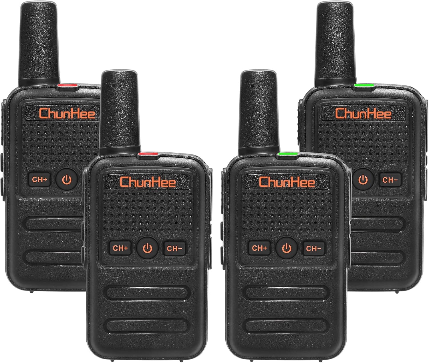 ChunHee Intercom Wireless System for Home-Caregiver Pager Intercom for Elderly Seniors Patients-Room to Room Communication System-Adults Walkie Talkie for Hiking/Camping/Vocation, 4 Pack