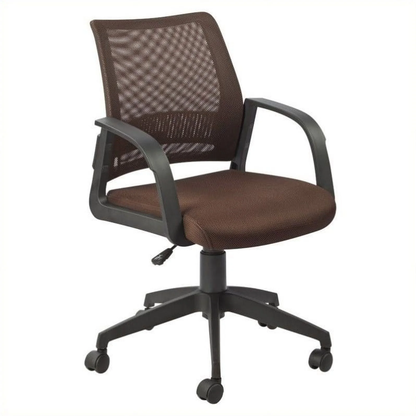 Home Square 2-Piece Set with Corner Computer Desk Back Office Chair