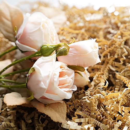 Bobobag 1LB Christmas Crinkle Cut Paper Shred Filler Recyclable Gift Wrap confetti Raffia Grass Shred Paper for Christmas Gift Wrapping Basket Filling Box Filling Party Decor (Red/Green)