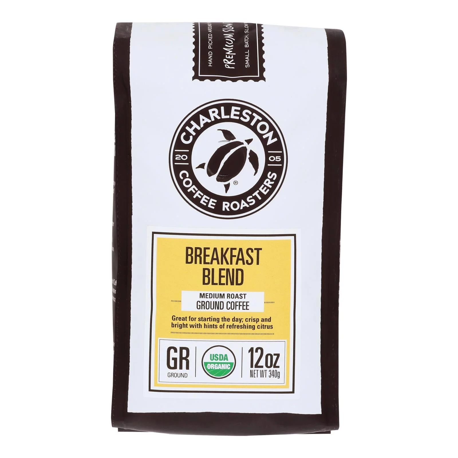 Charleston Coffee Roasters - Coffee Breakfast Ground - Case of 6-12 OZ