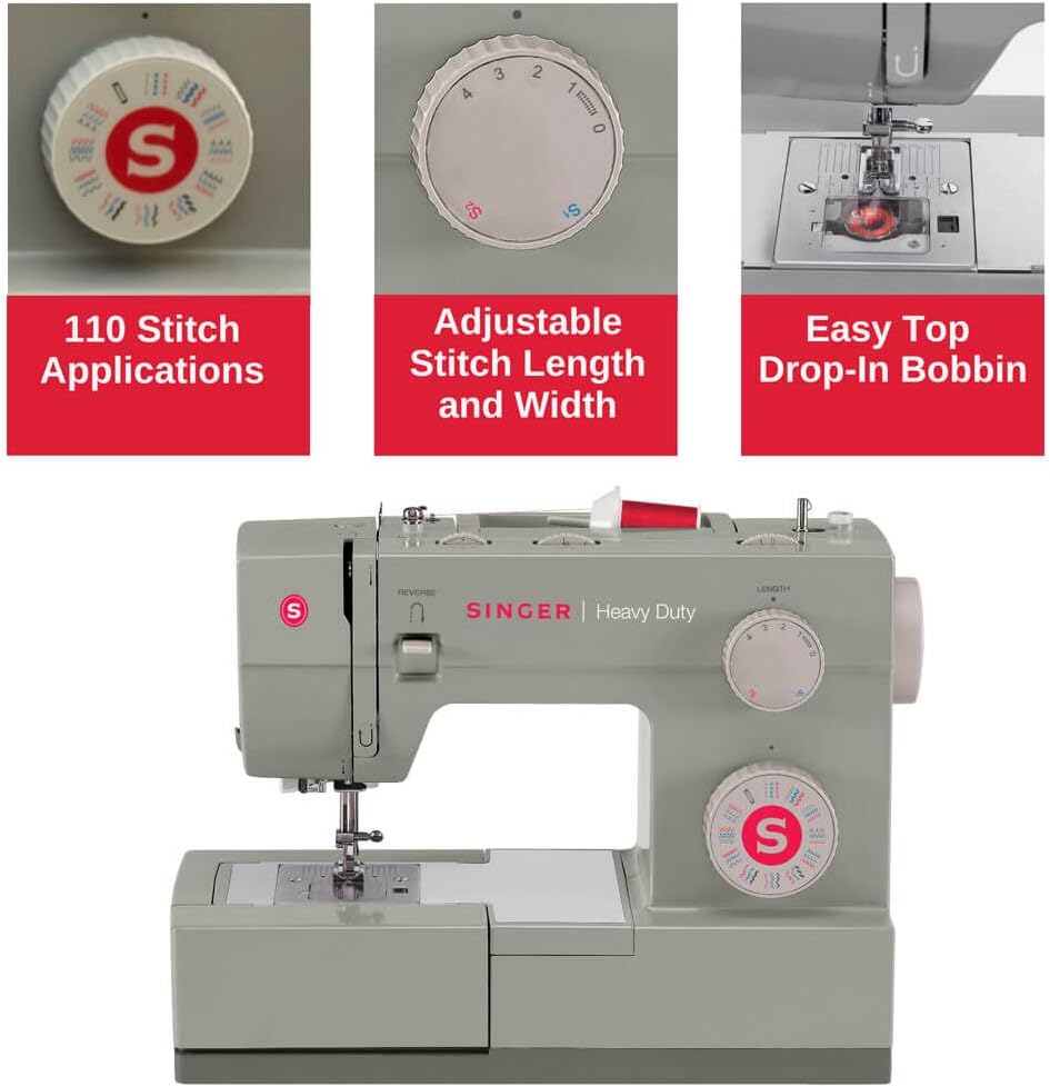 Singer 4452EXTBUND Heavy Duty 4452 Sewing Machine with Extension Table