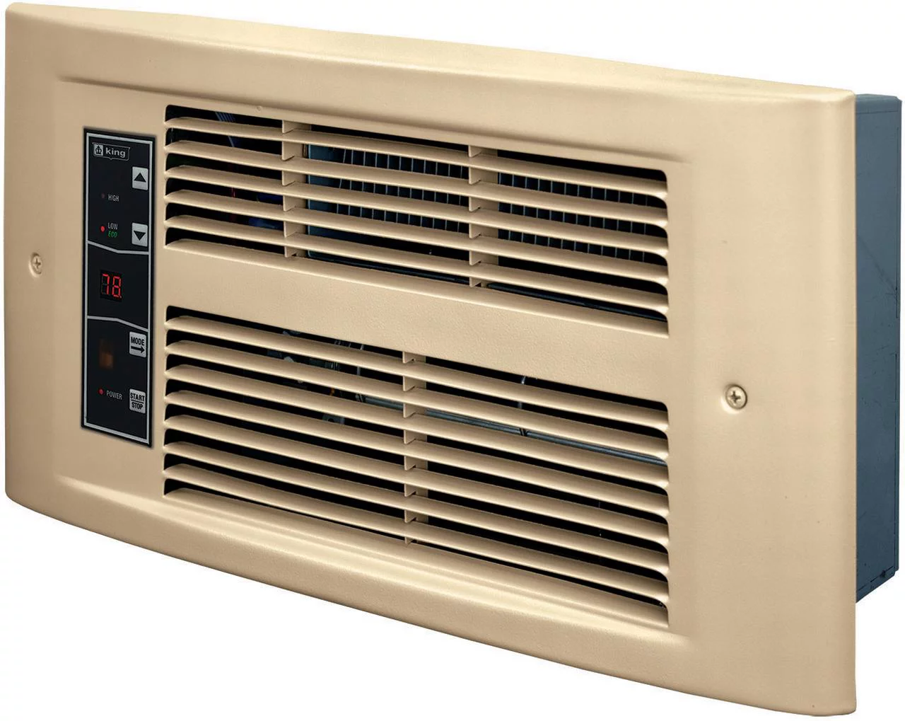 King Electric  Px Eco 240V 1750W Smart Wall Heater, Almondine