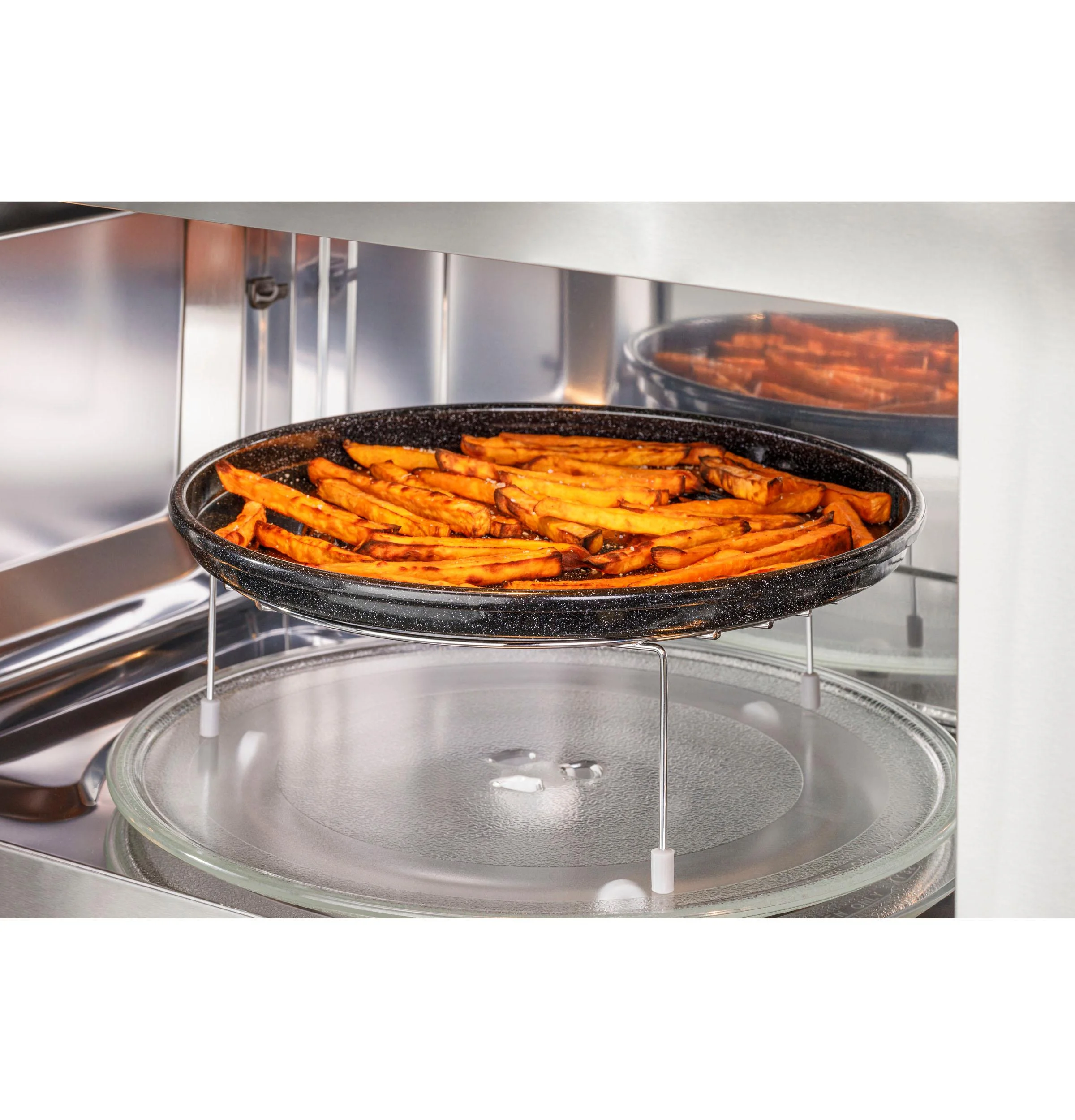 GE Profile 1.7 Cu. Ft. Convection Over-the-Range Microwave Oven, Stainless Steel