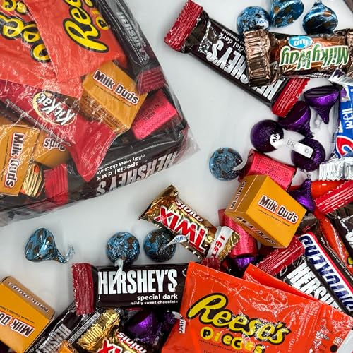 Bulk Chocolate Assortment Variety Pack - Chocolate Candy Variety Pack - 8 lb Bag of Mixed Bulk Chocolate, Milk Chocolate, Dark Chocolate, and more! Bulk Candy Mix for Candy Bags - Candy - Chocolate (8 LBS)