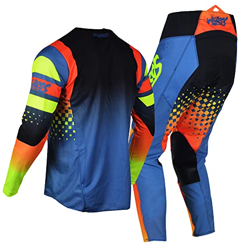 Willbros Motocross Jersey Pants Combo Mens Dirt Bike MX Gear Set Women Offroad Riding Adult Racewear