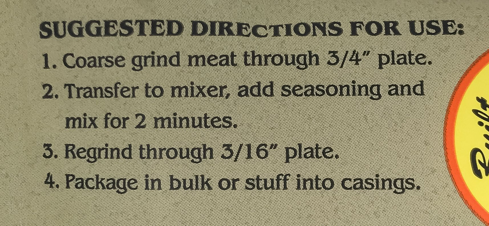 A.C. Legg - Mild Italian Sausage Seasoning - 8 Ounce