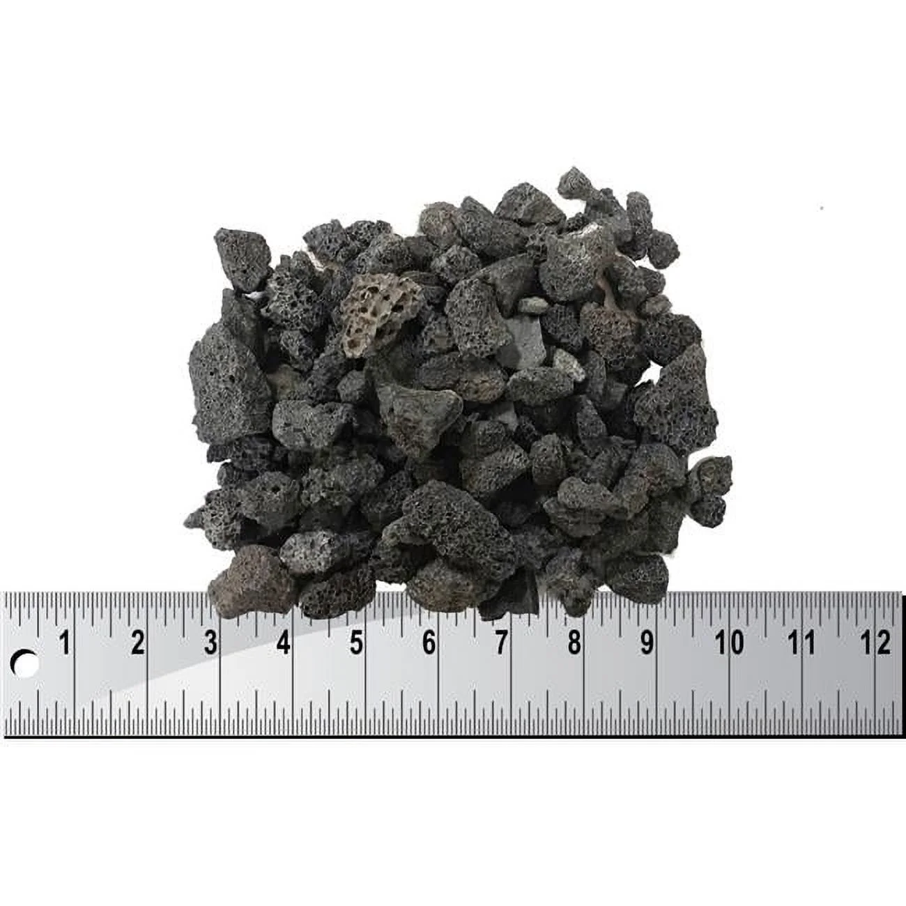 LR-1-10- 0.5 to 1 in. Bag of Lava Rock, Black